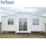 Uitbreidbaar containerhuis met keuken en badkamer