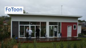 Moderne containerhuisbungalow