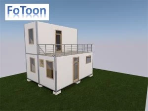 Modulair containerkantoorgebouw